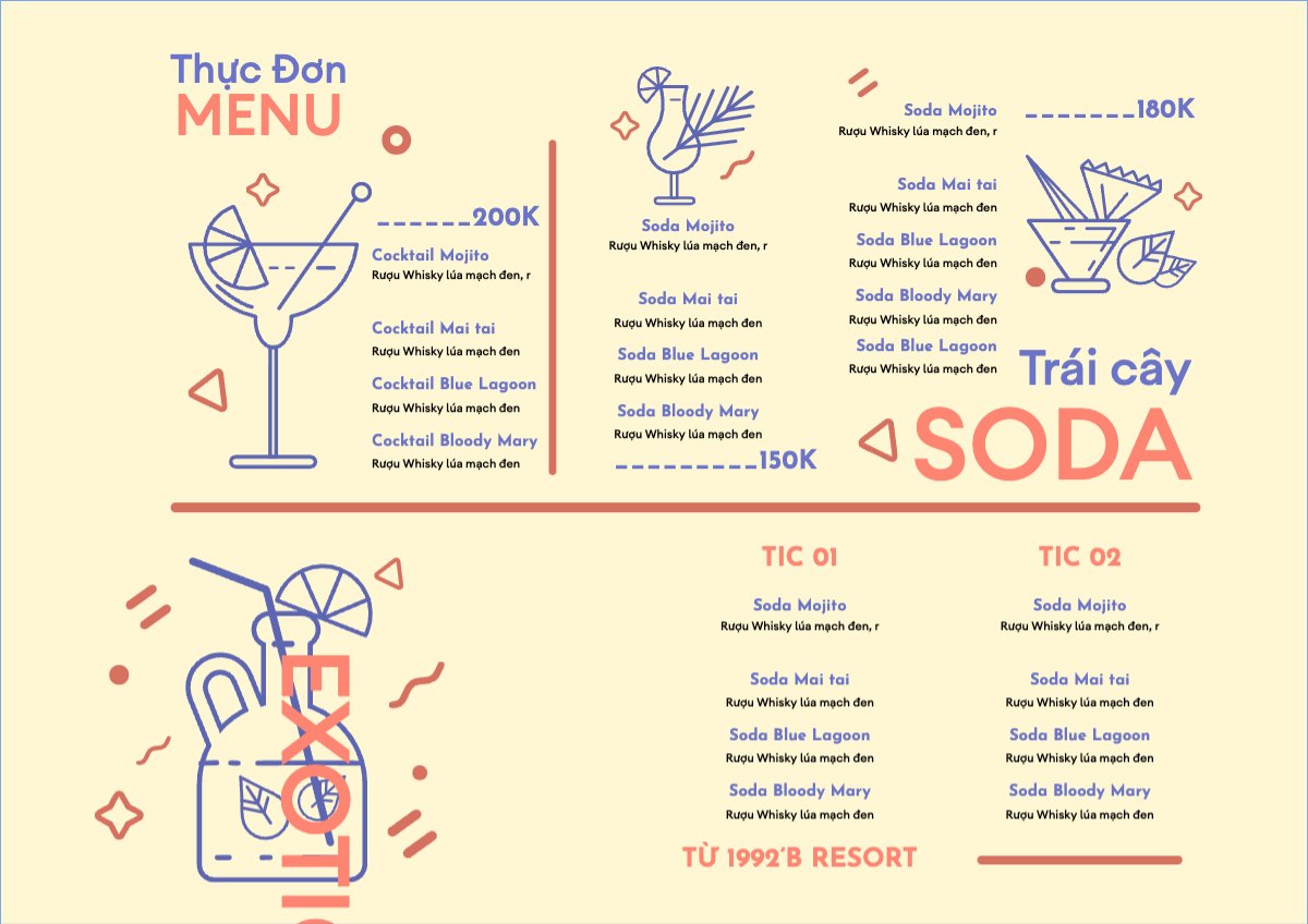 Nước uống, juice, giải khát, F&B, drink, nước ép, smoothie, sinh tố, cooktail, bar, trà sữa, milktea, soda