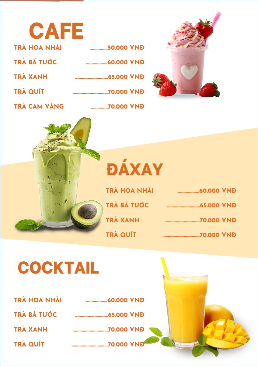 Nước uống, juice, giải khát, F&B, drink