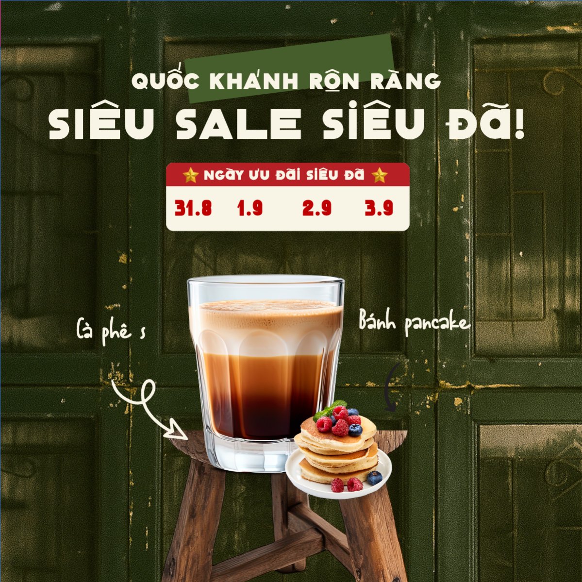 2/9, Quốc Khánh, lễ hội, Việt Nam, nước uống, juice, giải khát, F&B, drink, cổ điển, vintage, retro, classic 