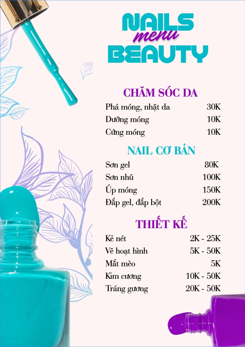 Spa, beauty, làm đẹp, thẩm mỹ, nails