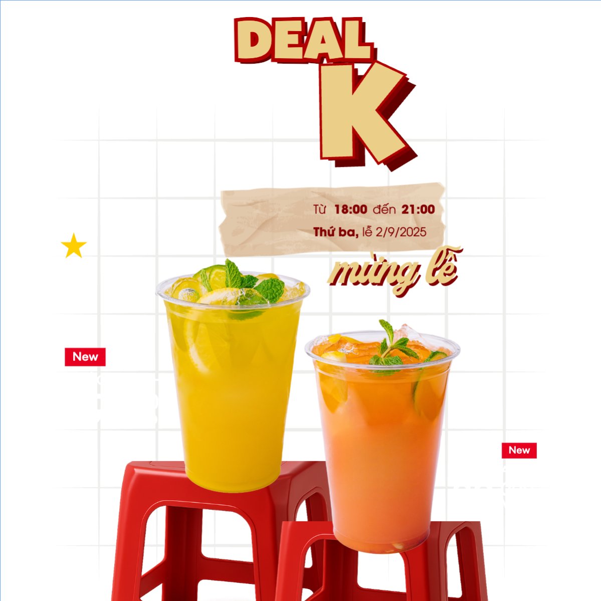 2/9, Quốc Khánh, lễ hội, Việt Nam, nước uống, juice, giải khát, F&B, drink, cổ điển, vintage, retro, classic 