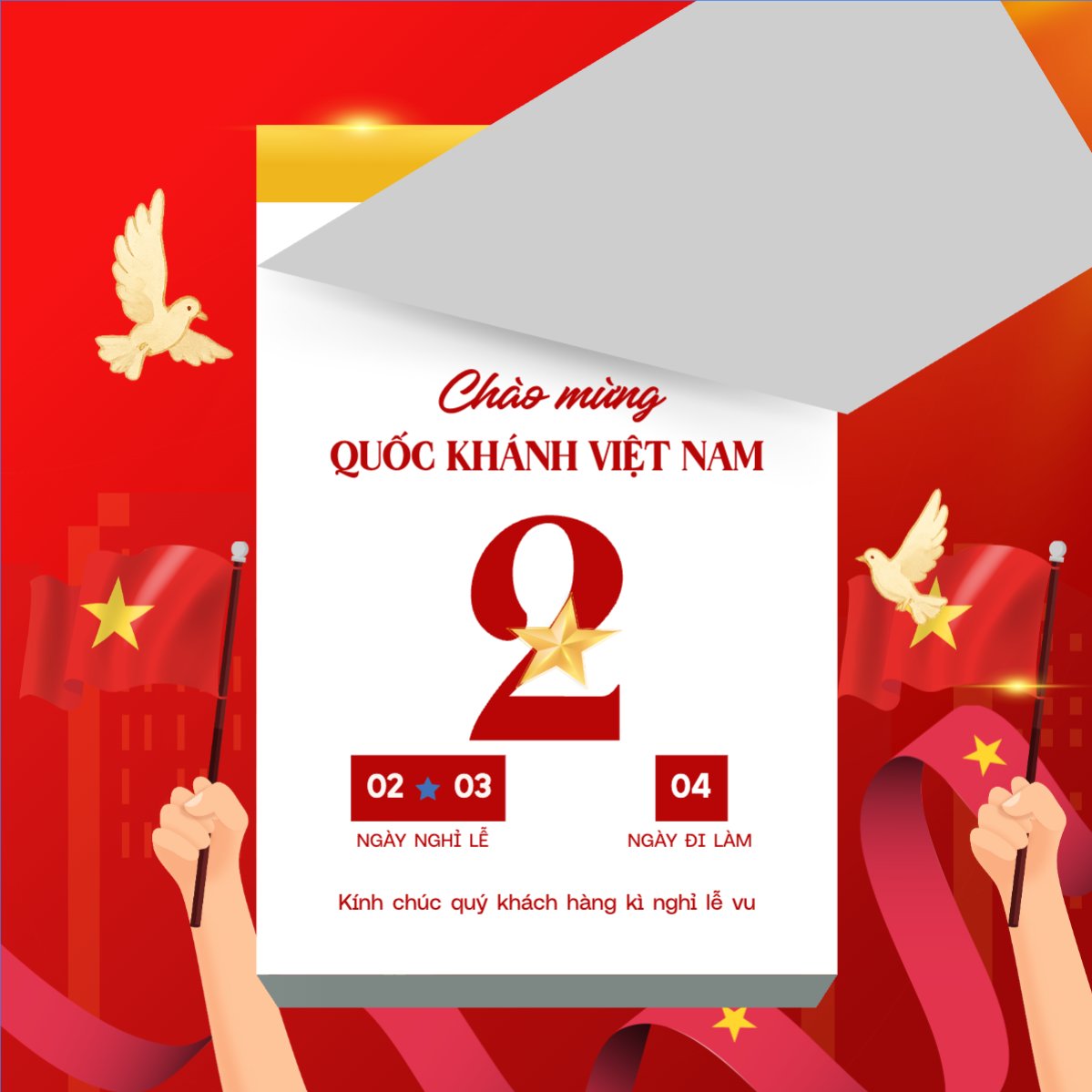2/9, Quốc Khánh, lễ hội, thông báo, lịch nghỉ, Việt Nam, sự kiện, event, hiện đại, morden