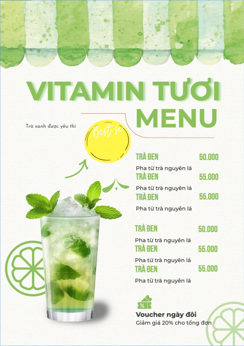 Nước uống, juice, giải khát, F&B, drink, nước ép