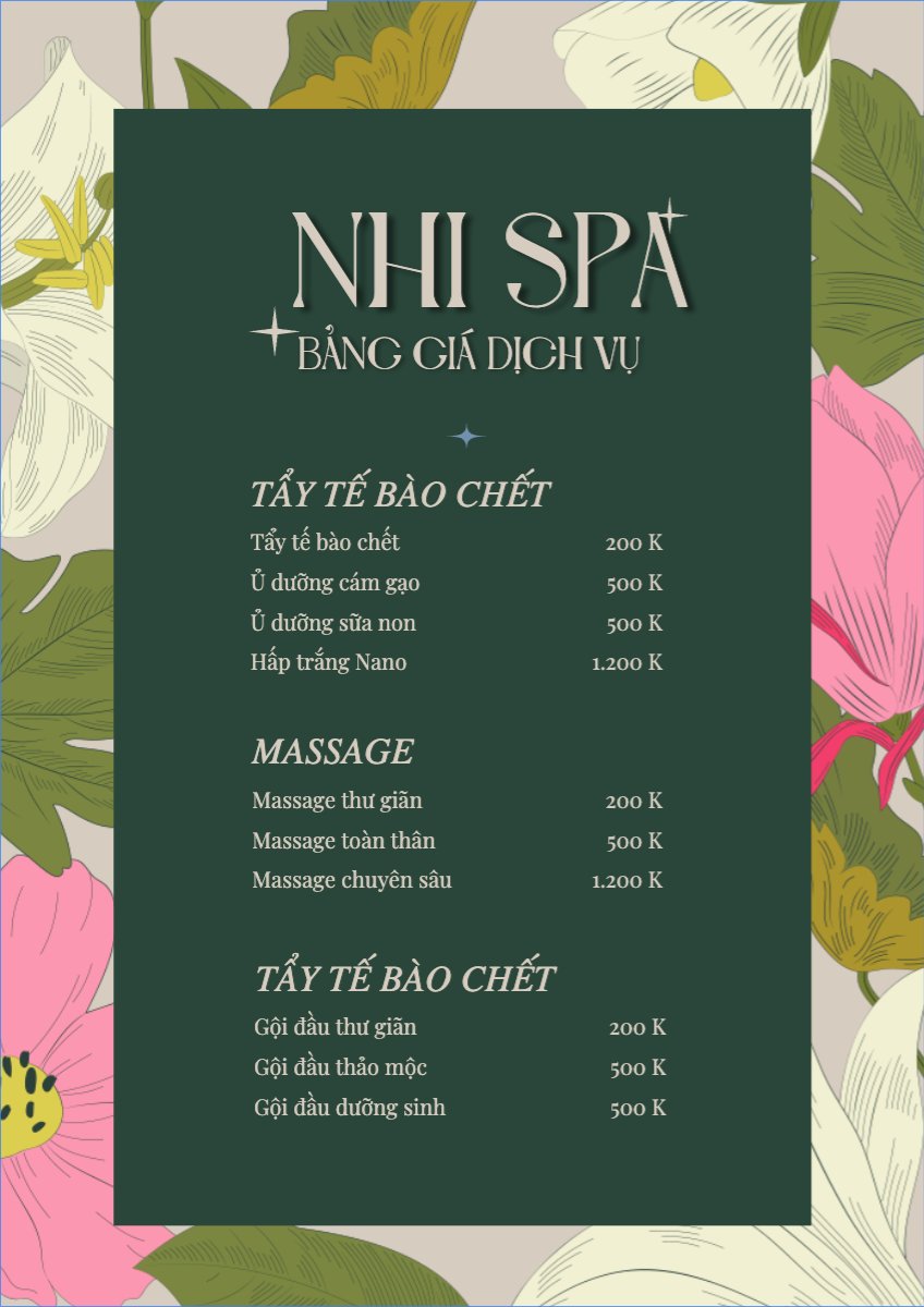 Spa, beauty, làm đẹp, thẩm mỹ