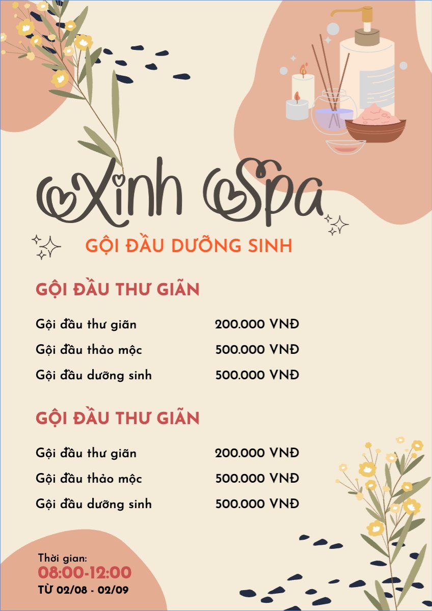 Spa, beauty, làm đẹp, thẩm mỹ