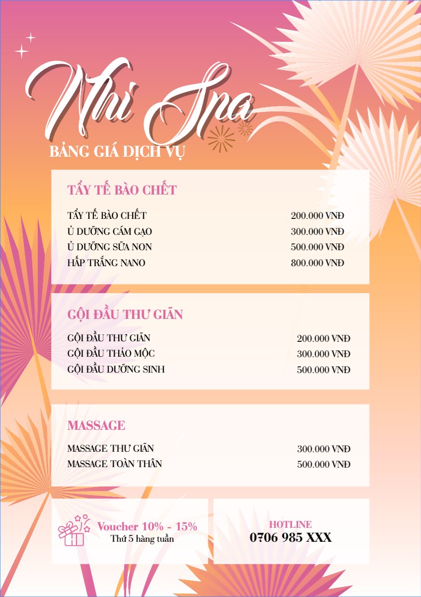 Spa, beauty, làm đẹp, thẩm mỹ