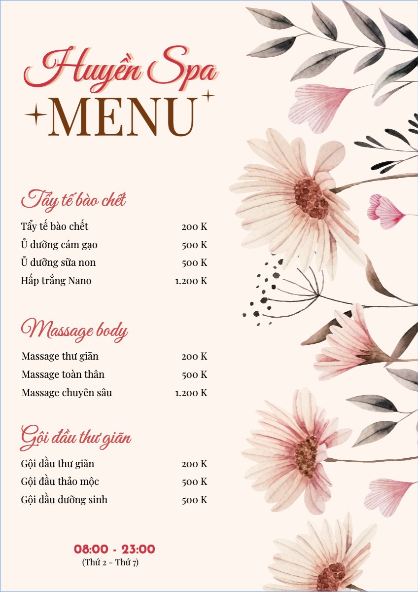 Spa, beauty, làm đẹp, thẩm mỹ