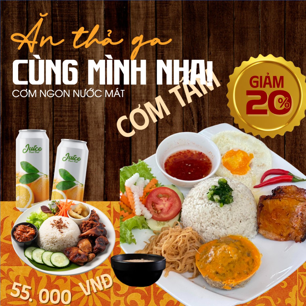 Cơm tấm, Món ăn Việt Nam, đồ ăn, food, thực phẩm, ẩm thực, món ăn, F&B, thức ăn, cổ điển, vintage, retro, classic, truyền thống