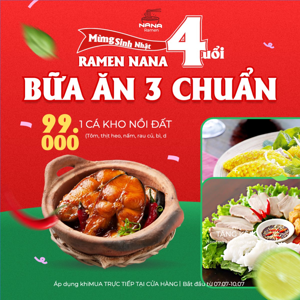 Cá kho, bánh xèo, gỏi, đồ ăn, food, thực phẩm, ẩm thực, món ăn, F&B, nhà hàng, thức ăn, dễ thương, hiện đại