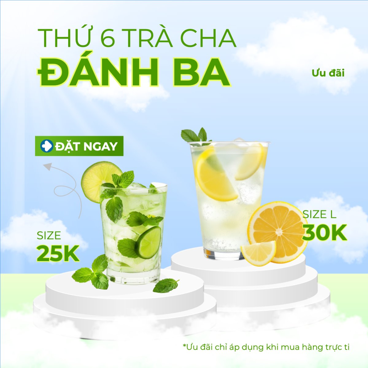 Trà chanh, lemontea, soda, nước ép, trà sữa, nước uống, juice, giải khát, F&B, drink, hiện đại