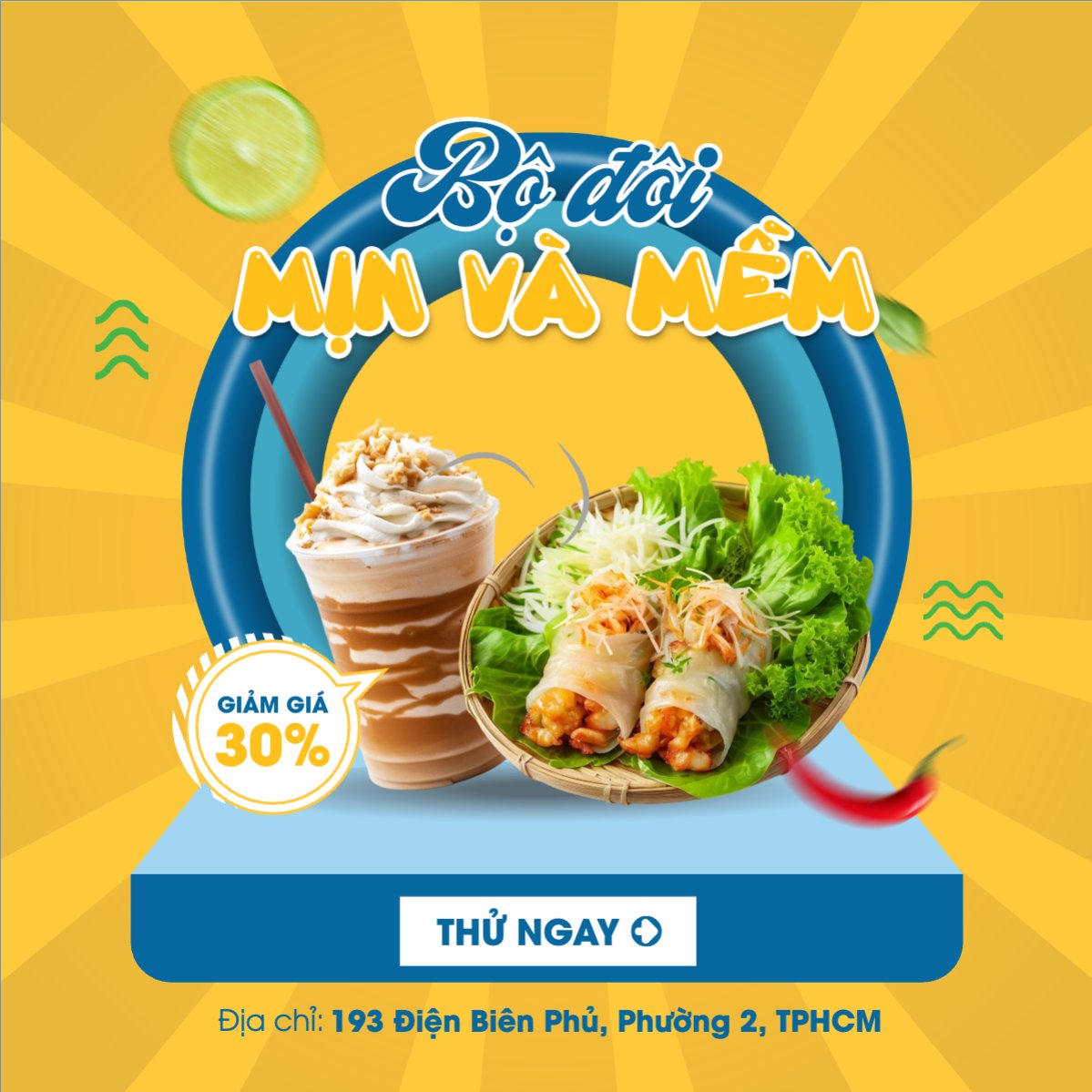 Gỏi cuốn, gỏi, cà phê, coffee, nước uống, Đồ ăn, food, thực phẩm, ẩm thực, món ăn, F&B, nhà hàng, hiện đại, modern
