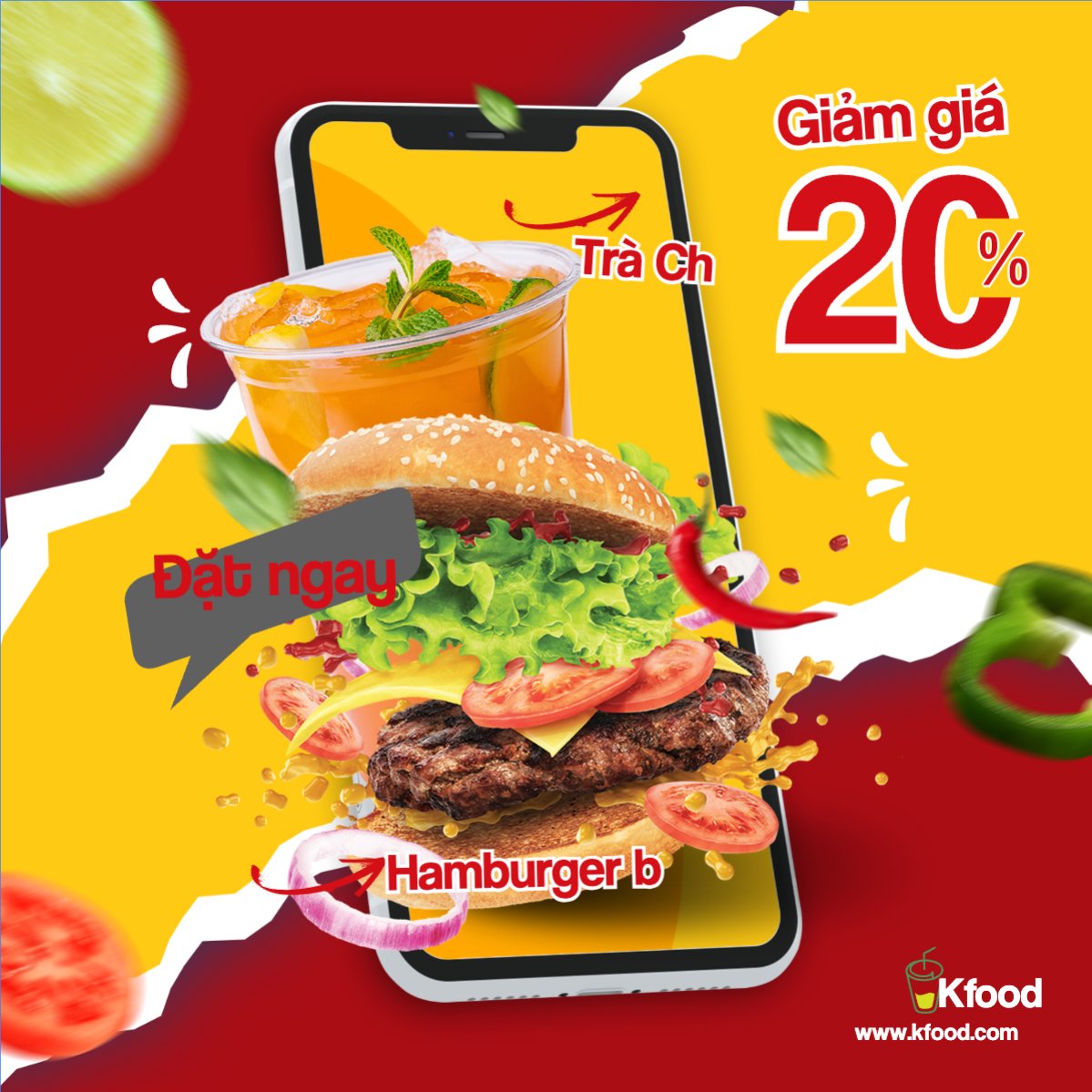 Hamburger, đồ ăn, fastfood, food, thực phẩm, ẩm thực, món ăn, F&B, nhà hàng, thức ăn, hiện đại