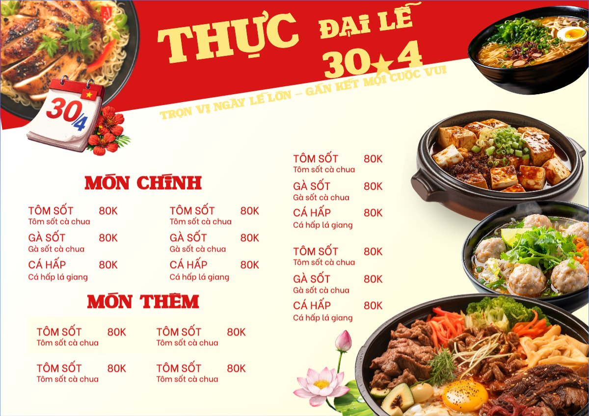 Đón chào Đại Lễ 30/4