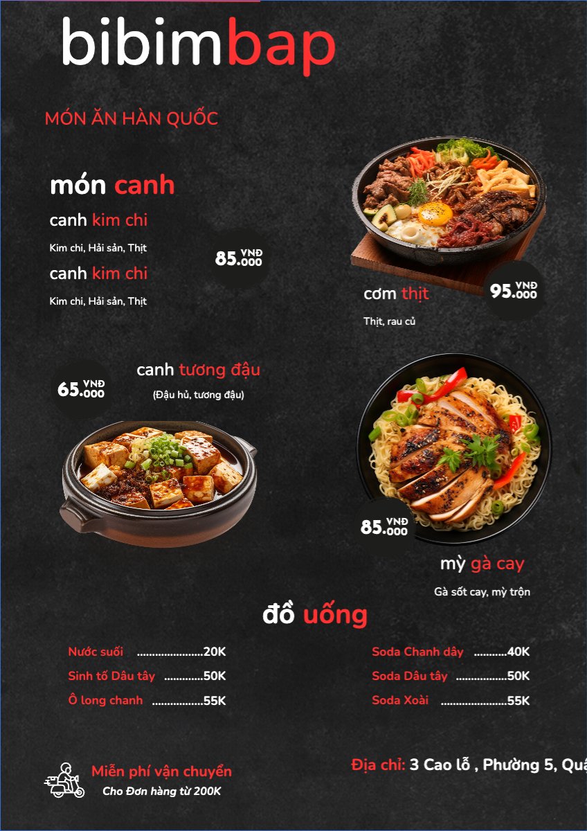 Đồ ăn, food, thực phẩm, ẩm thực, món ăn, F&B, nhà hàng, thức ăn, món Hàn