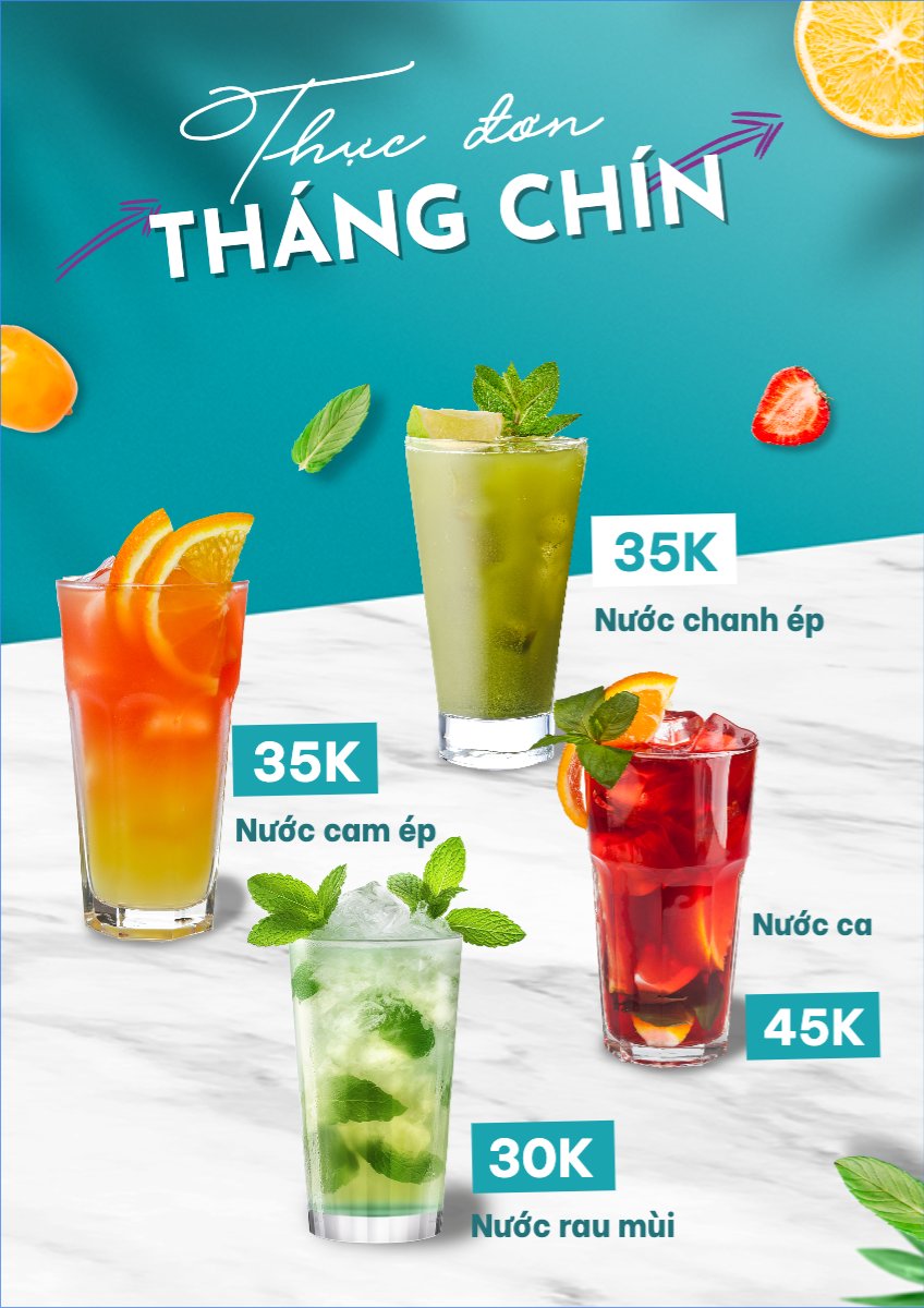 Nước uống, juice, giải khát, F&B, drink