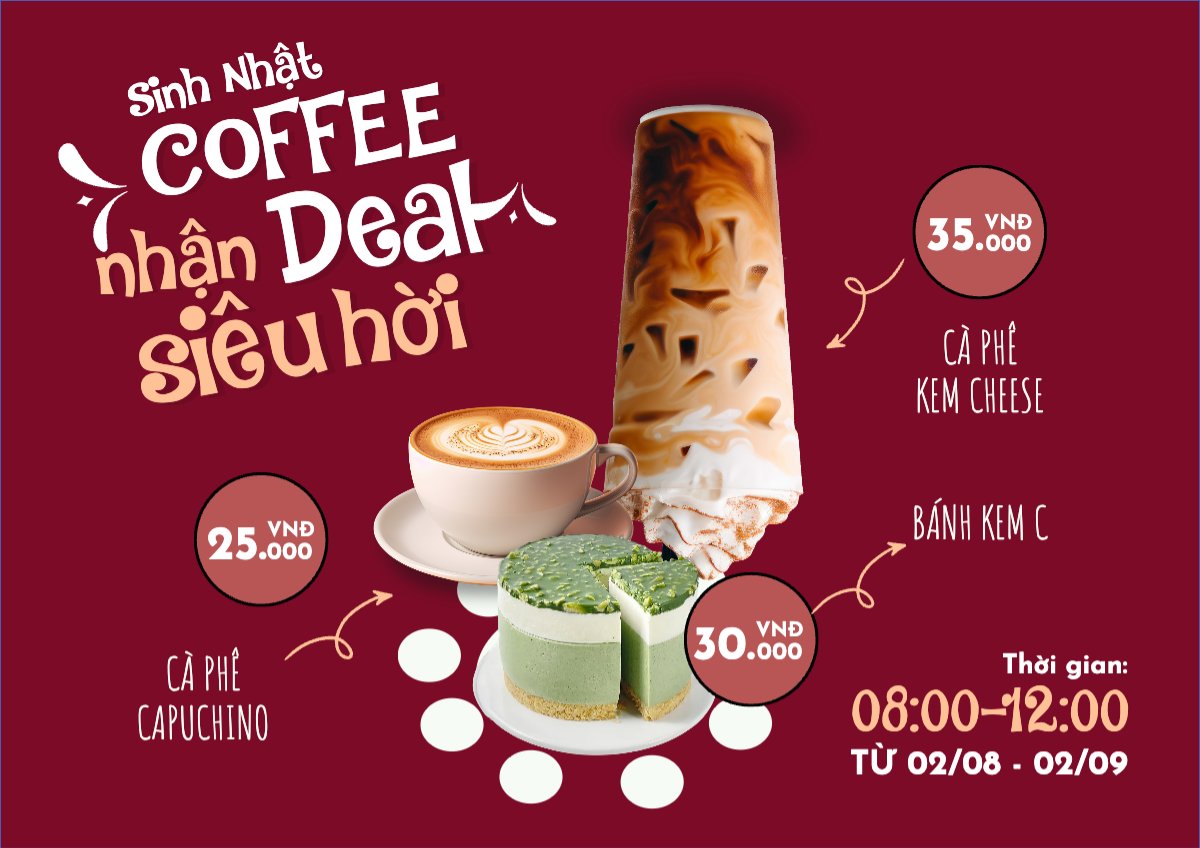 Nước uống, juice, giải khát, F&B, drink, coffee, cà phê