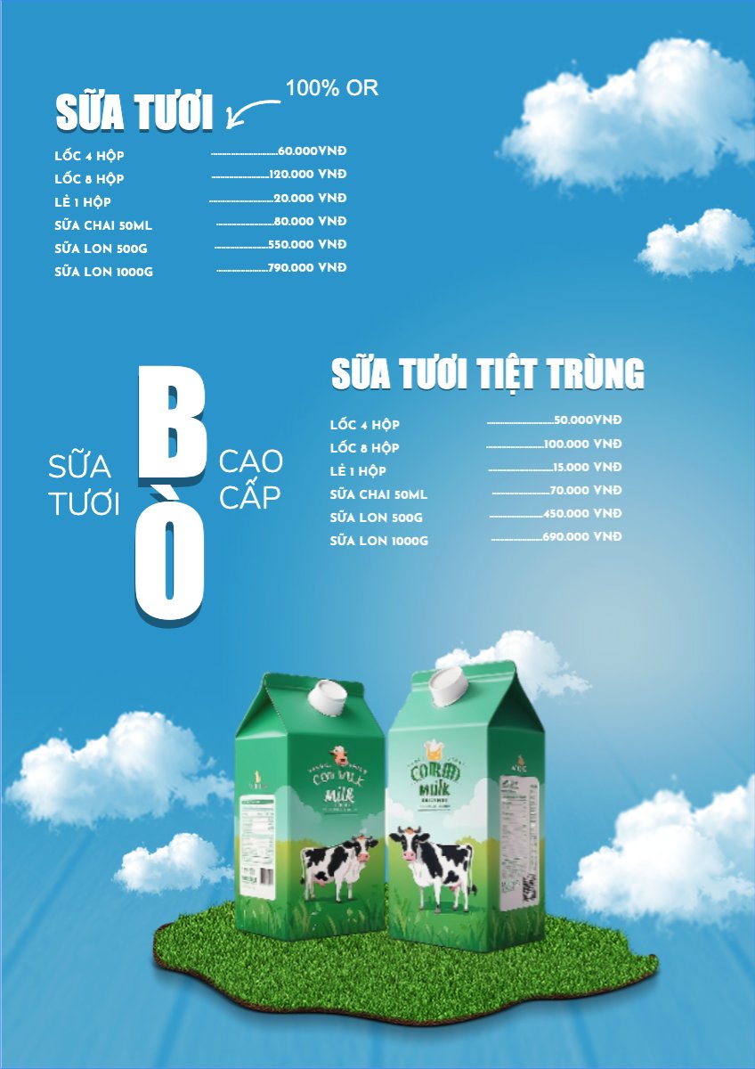 Nước uống, juice, giải khát, F&B, drink, sữa, milk