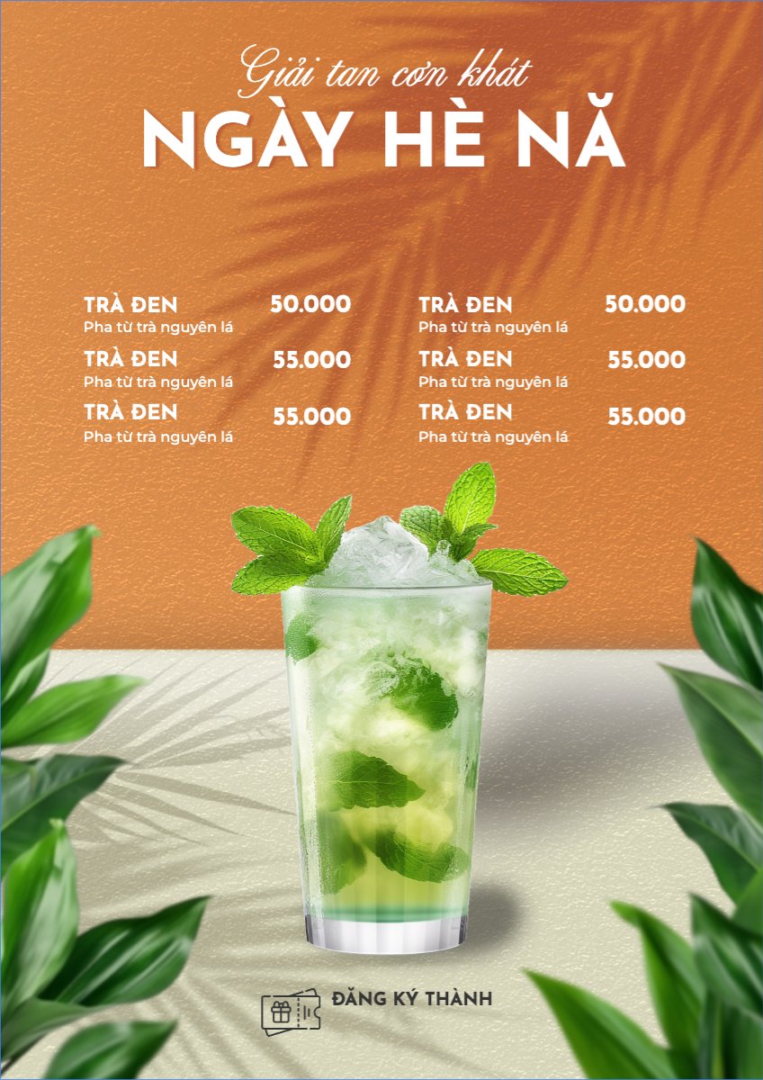 Nước uống, juice, giải khát, F&B, drink, nước ép
