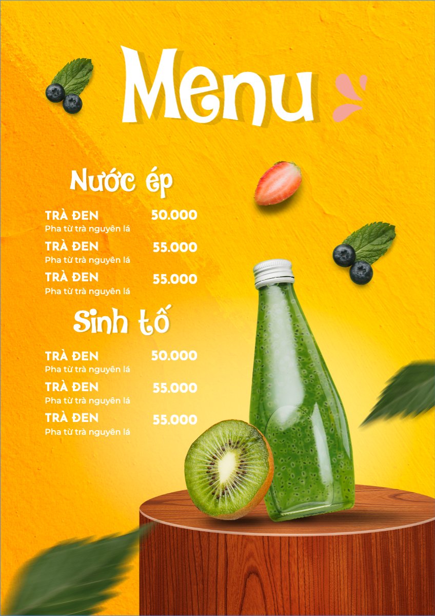 Nước uống, juice, giải khát, F&B, drink, nước ép