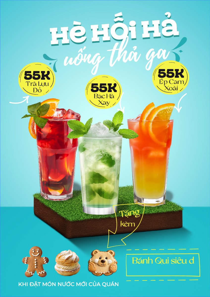 Nước uống, juice, giải khát, F&B, drink, nước ép