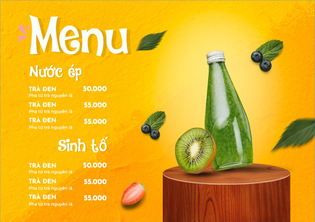 Nước uống, juice, giải khát, F&B, drink, nước ép, smoothie, sinh tố