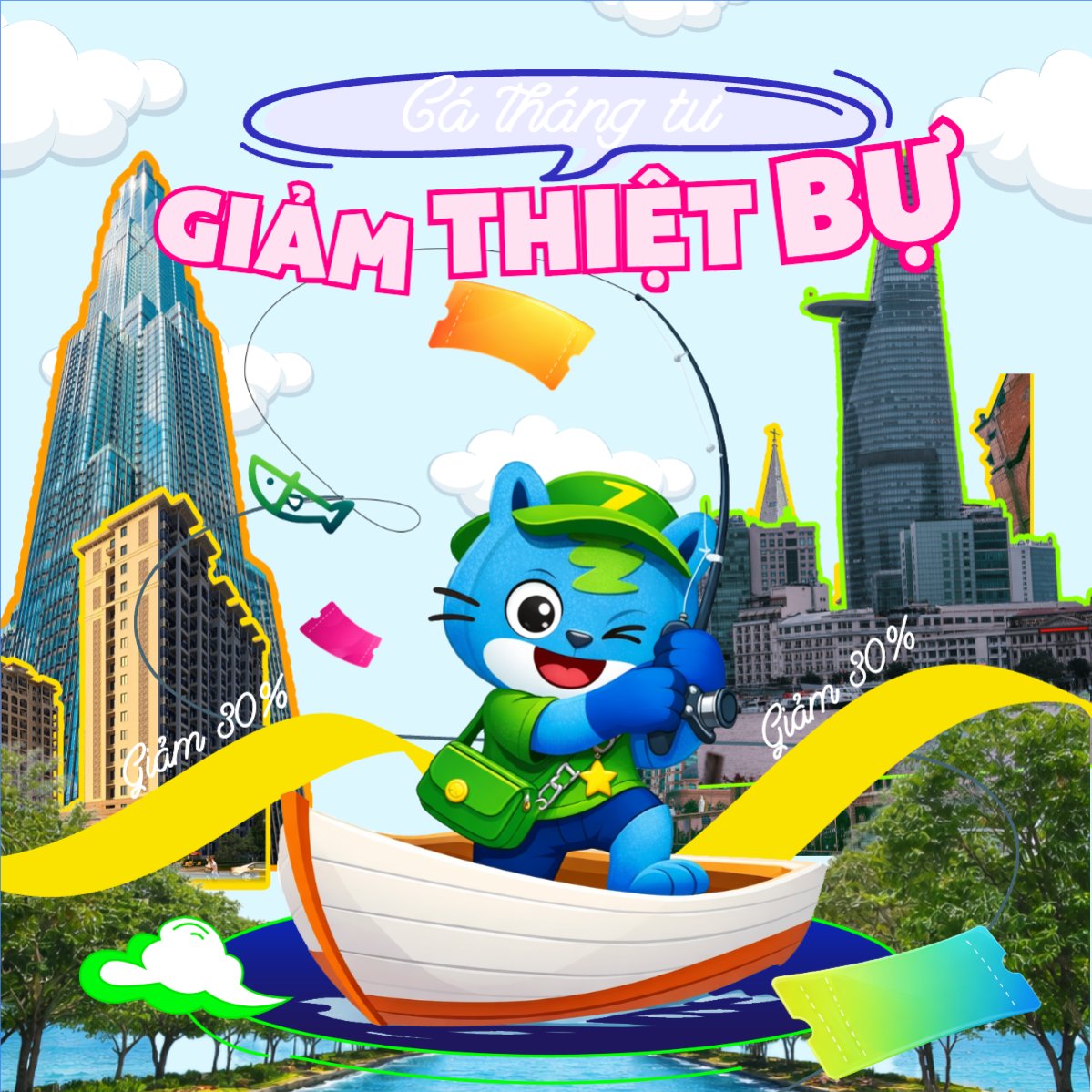 Giảm giá cá tháng tư