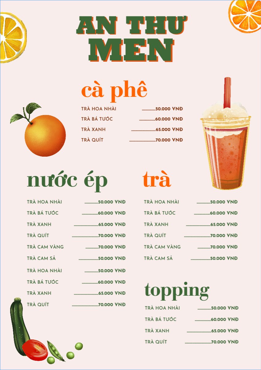 Nước uống, juice, giải khát, F&B, drink, nước ép
