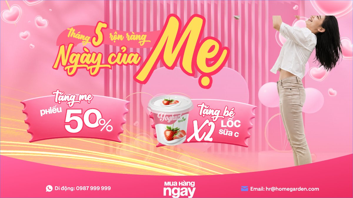 Tháng 5 rộn ràng ngày của Mẹ