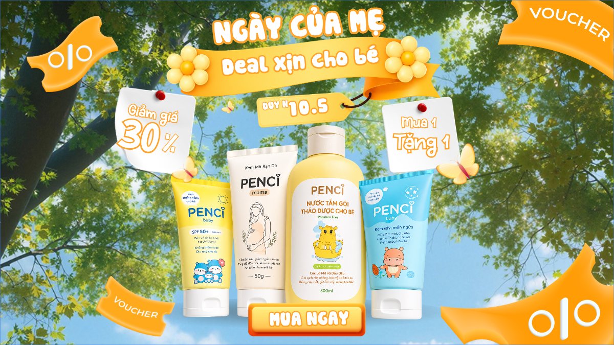 Ngày của mẹ deal cho bé
