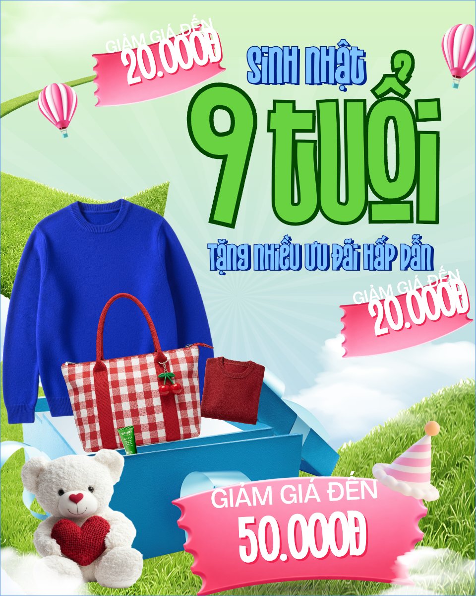 Giảm giá sinh nhật