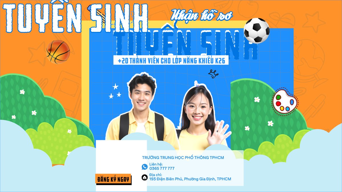 Nhận hồ sơ tuyển sinh