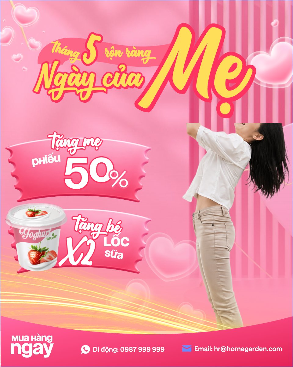 Tháng 5 rộn ràng ngày của Mẹ