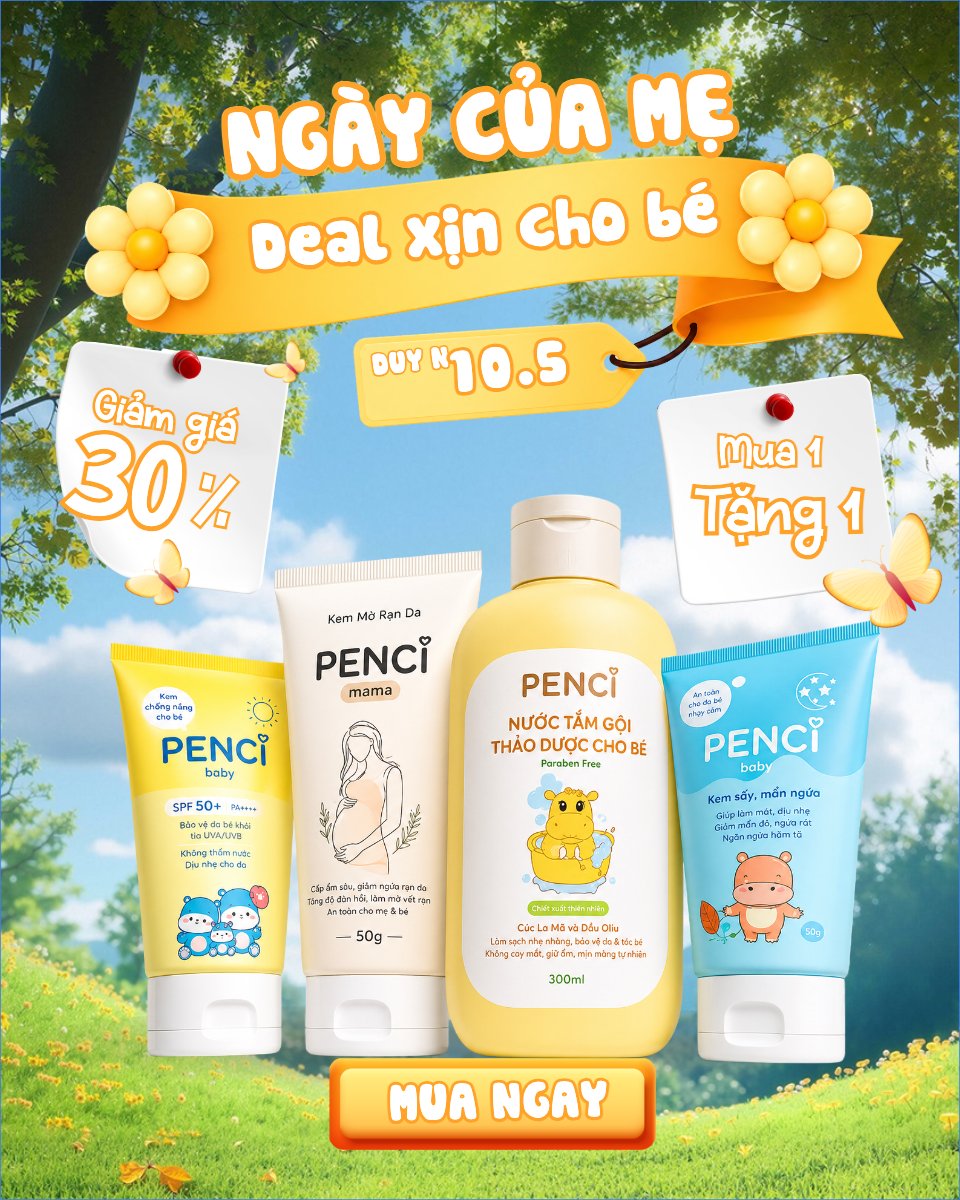 Ngày của mẹ deal cho bé