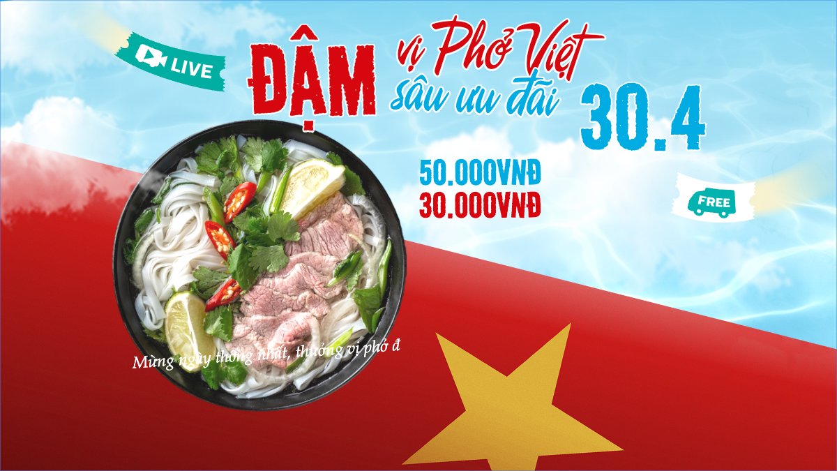 Đậm vị Phở Việt đậm sâu ưu đãi