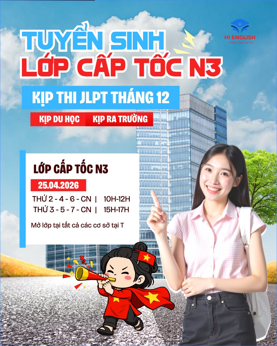Tuyển sinh lớp cấp tốc