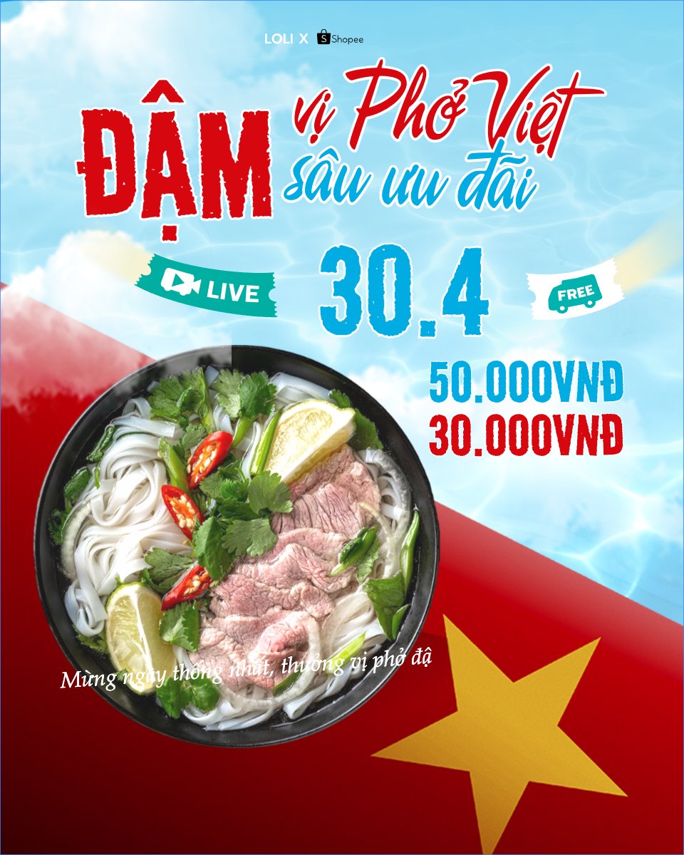 Đậm vị Phở Việt đậm sâu ưu đãi