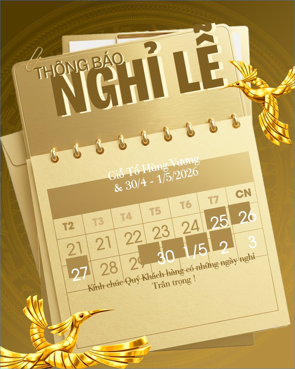 Lịch nghỉ lễ Giỗ Tổ và 30/4-1/5