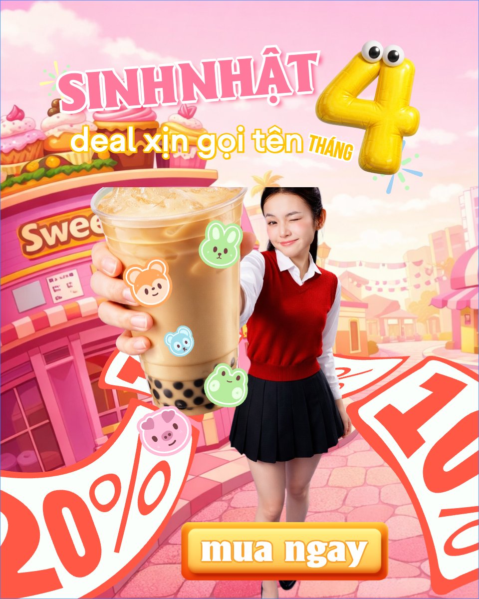 Giảm giá sinh nhật