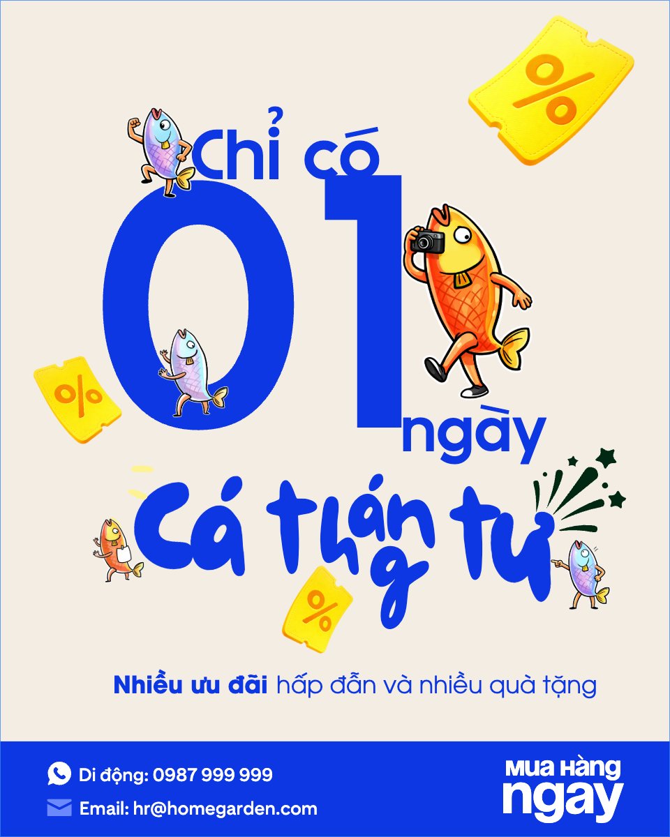 Cá tháng tư giảm giá