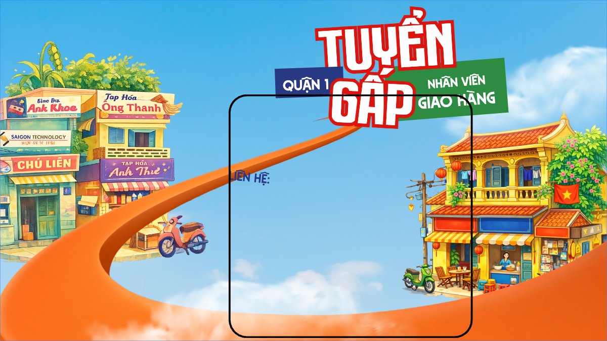 Tuyển gấp nhân viên giao hàng