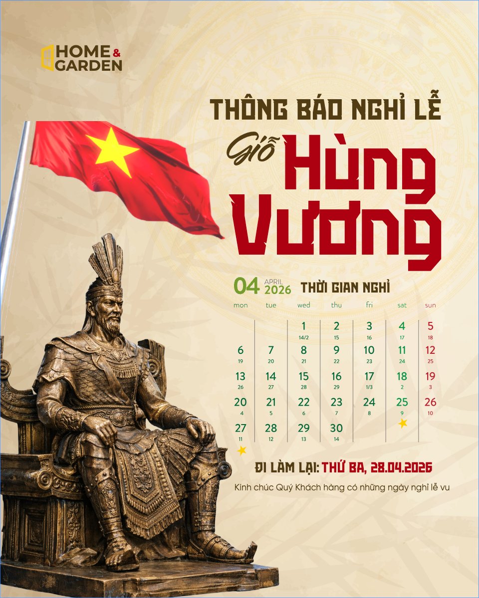Thông báo nghỉ lễ Giỗ tổ Hùng Vương 2026