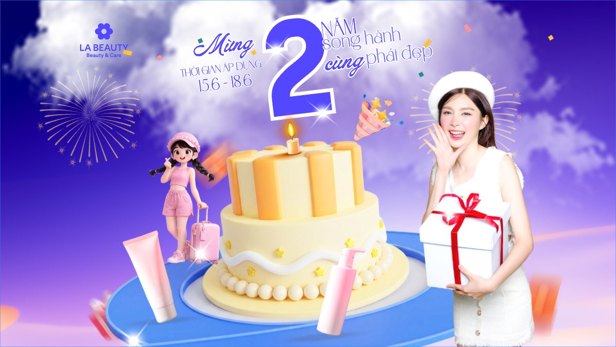 Mừng 2 năm song hành cùng phái đẹp