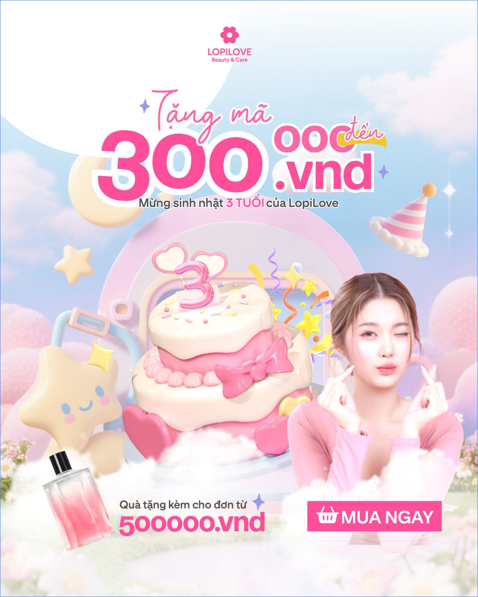 Tặng mã đến 300000vnd mừng sinh nhật