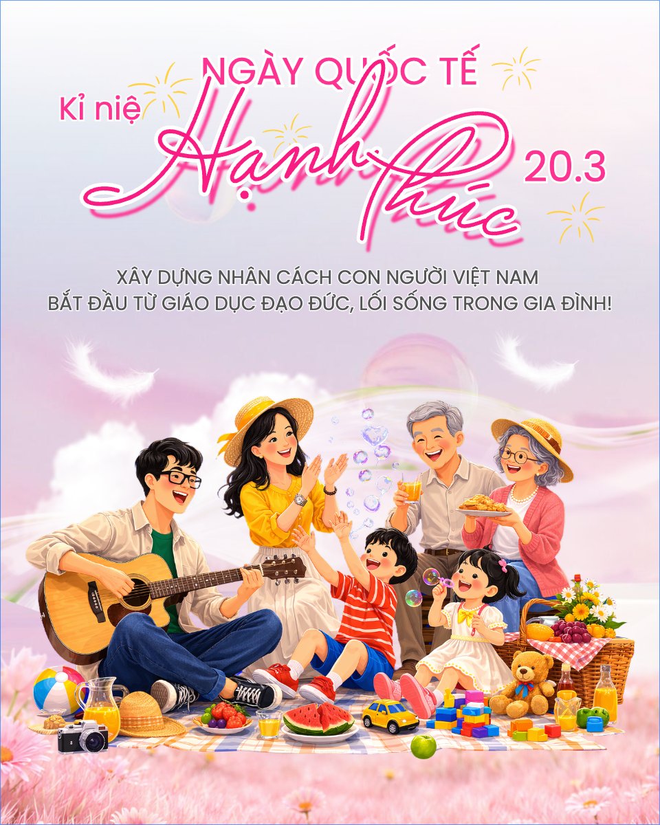 Kỉ niệm ngày Quốc Tế Hạnh Phúc 20/3