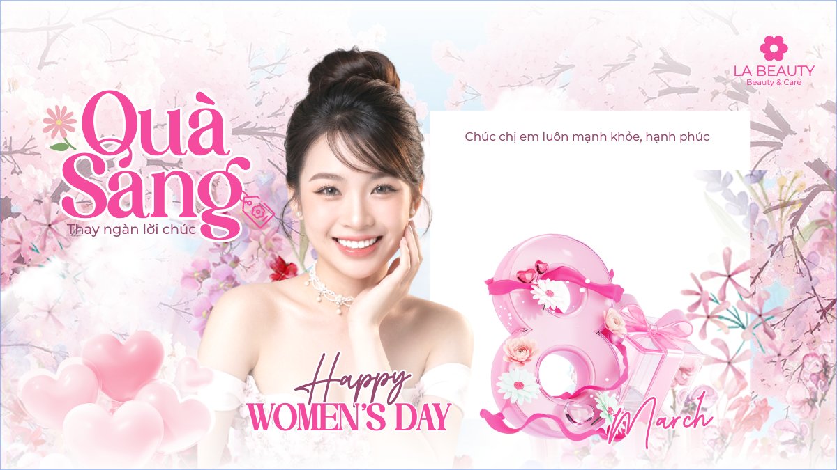 Quà sang thay ngàn lời chúc 8/3
