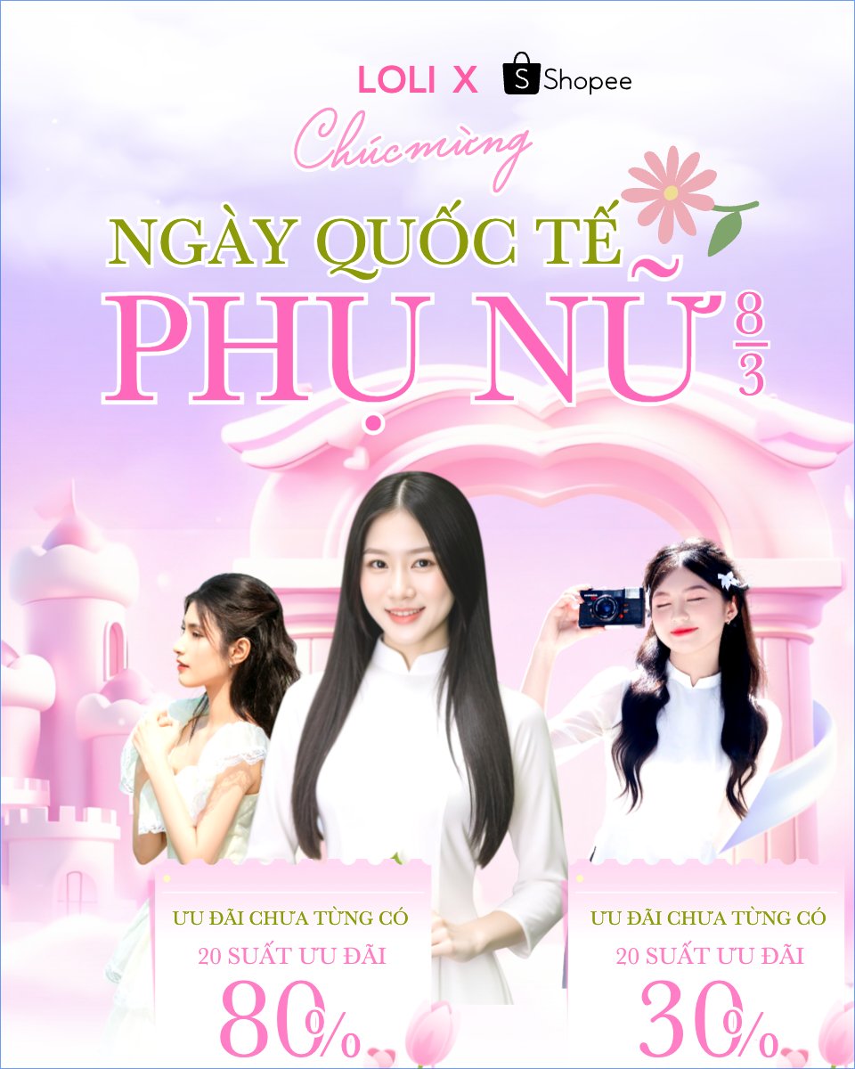 Chúc mừng ngày Quốc tế phụ nữ 8/3