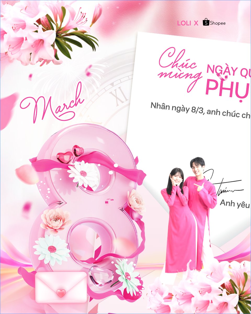 Chúc mừng ngày Quốc tế phụ nữ 8/3