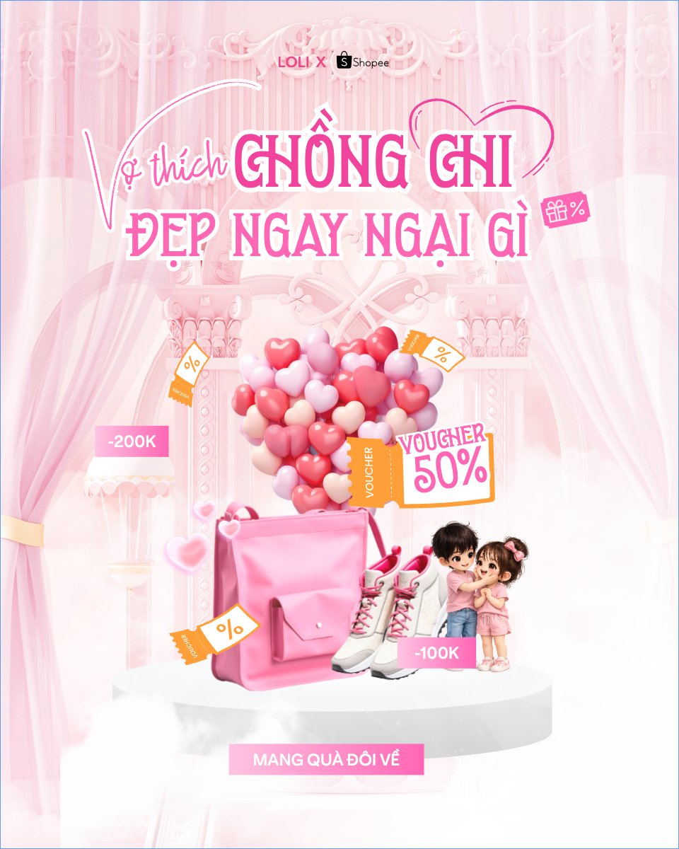 Vợ thích chồng chi đẹp ngay ngại gì