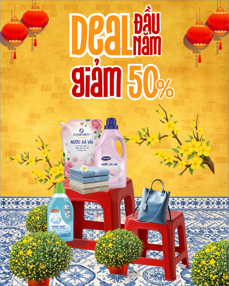 Deal đầu năm giảm 50%