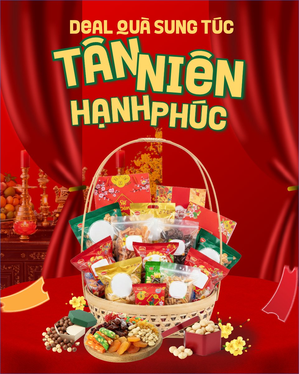 Deal quà sung túc tân niên hạnh phúc